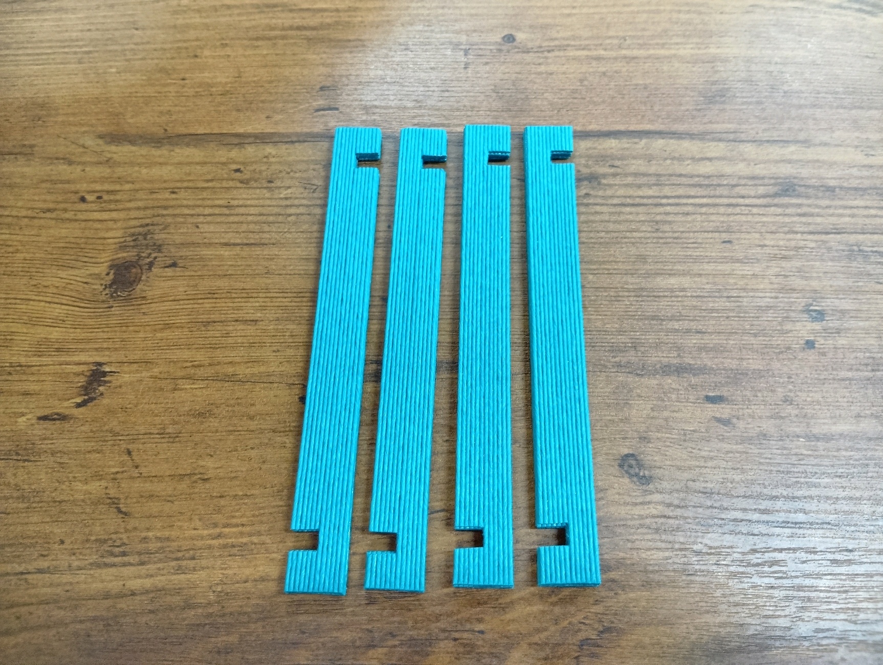 携帯用ダイスフレーム 溝を揃える